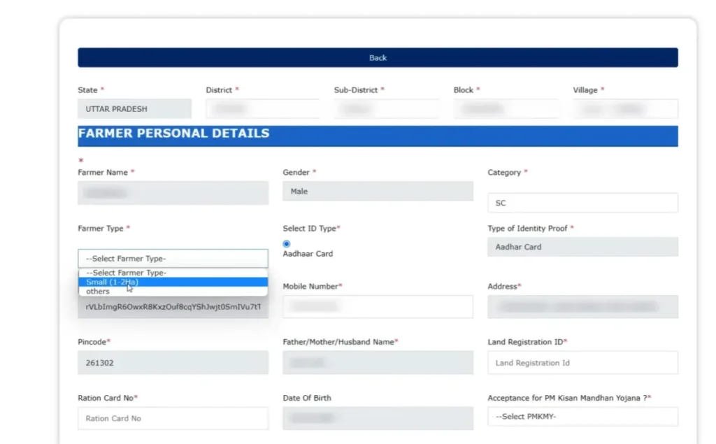 Pm kisan Yojana online form 